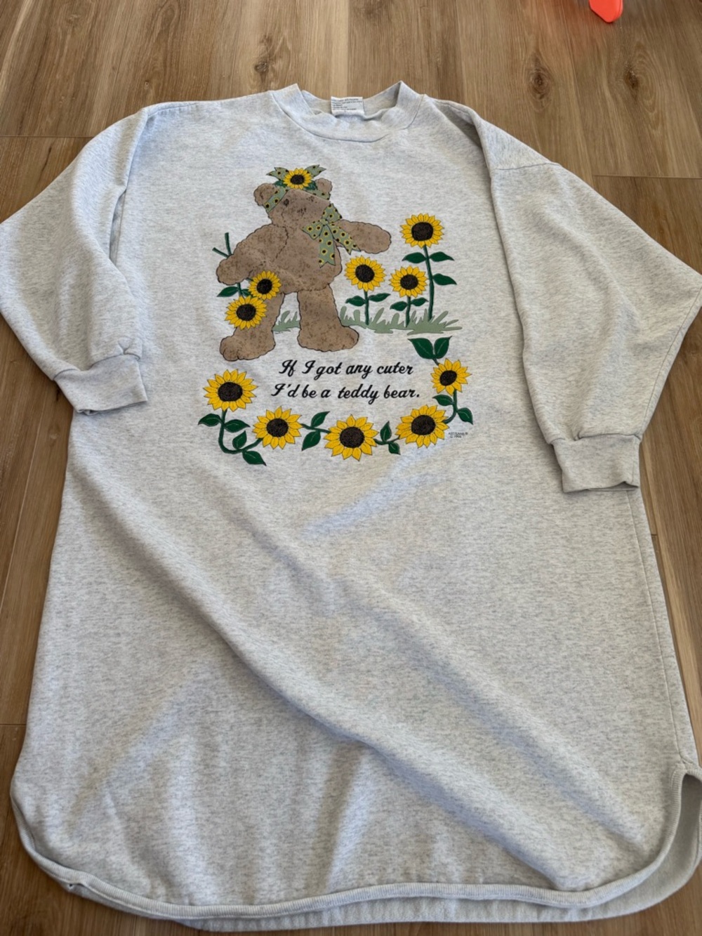 Vintage Teddy Bear Nightdress
